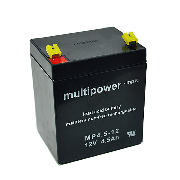 Multipower MP4.5-12 12V 4,5Ah Blei-Akku / AGM Batterie