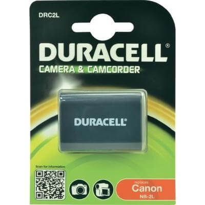 Duracell Digitalkamera und Camcorder Akku DRC2L kompatibel zu Canon NB-2L