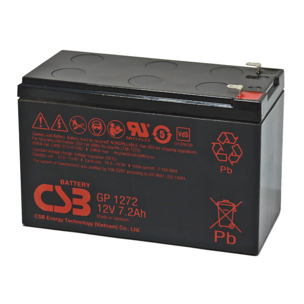 CSB GP1272 12V 7,2Ah Blei-Akku / AGM Batterie VdS
