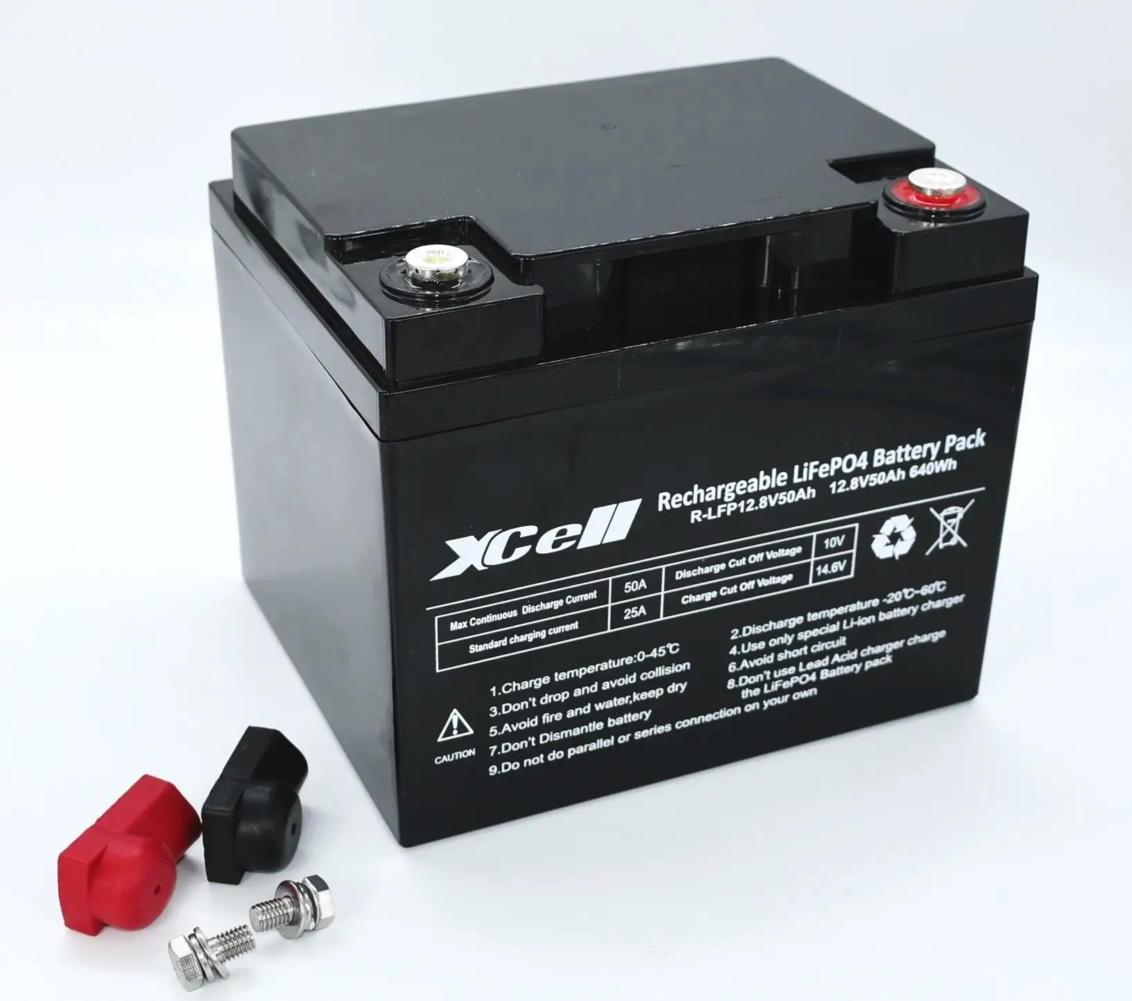 XCell LiFePO4 R-LFP12.8V50Ah - 12,8V 50Ah Akku