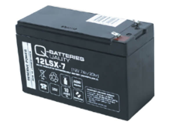 Q-Batteries 12LSX-7 12V 7Ah AGM Batterie Akku Longlife