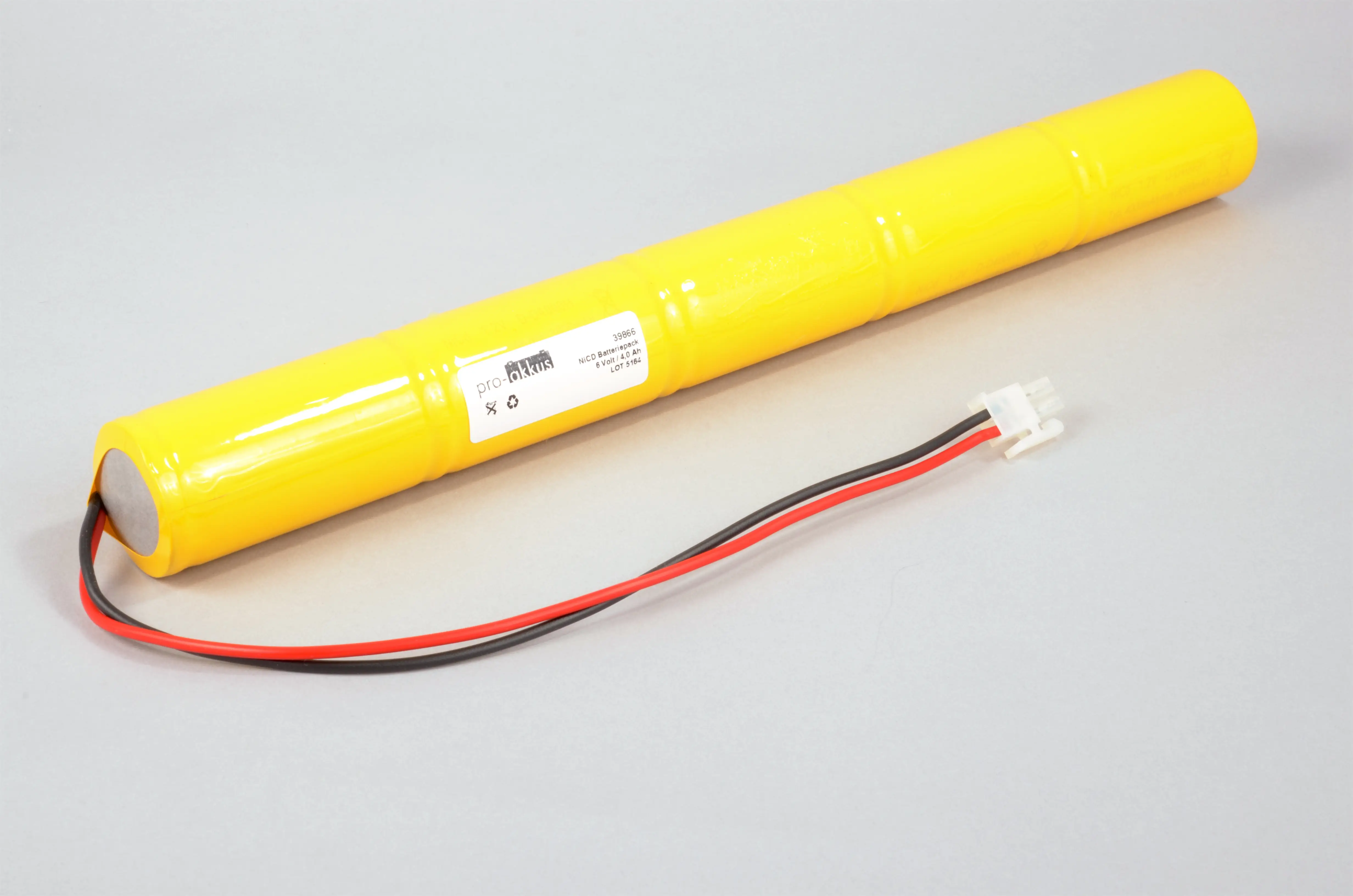 NiCd Notbeleuchtung Akku 6V / 4000mAh passend für Alvit R5864, R5864S, R5864/3