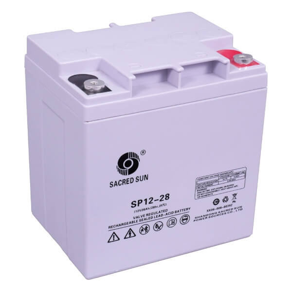 Sacred Sun SP12-28 AGM Batterie 12V 28Ah Long Life Akku