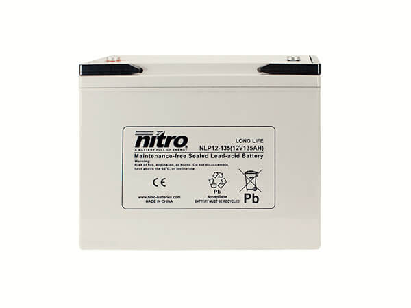 nitro NLP12-135 Batterie / Akku - 12V 135Ah AGM Long Life