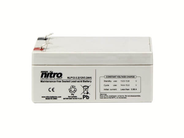 nitro NLP12-3.2 Batterie / Akku - 12V 3,2Ah AGM Long Life