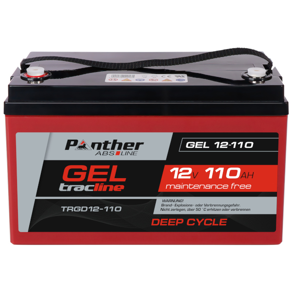 Panther ABS-Line GEL 12-110  tracline TRGD12-110 | 12V 110Ah Deep-Cycle Batterie