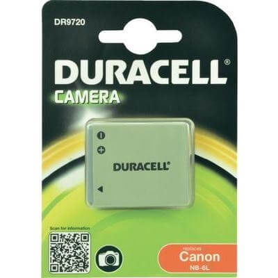 Duracell Digitalkamera und Camcorder Akku DR9720 kompatibel zu Canon NB-6L