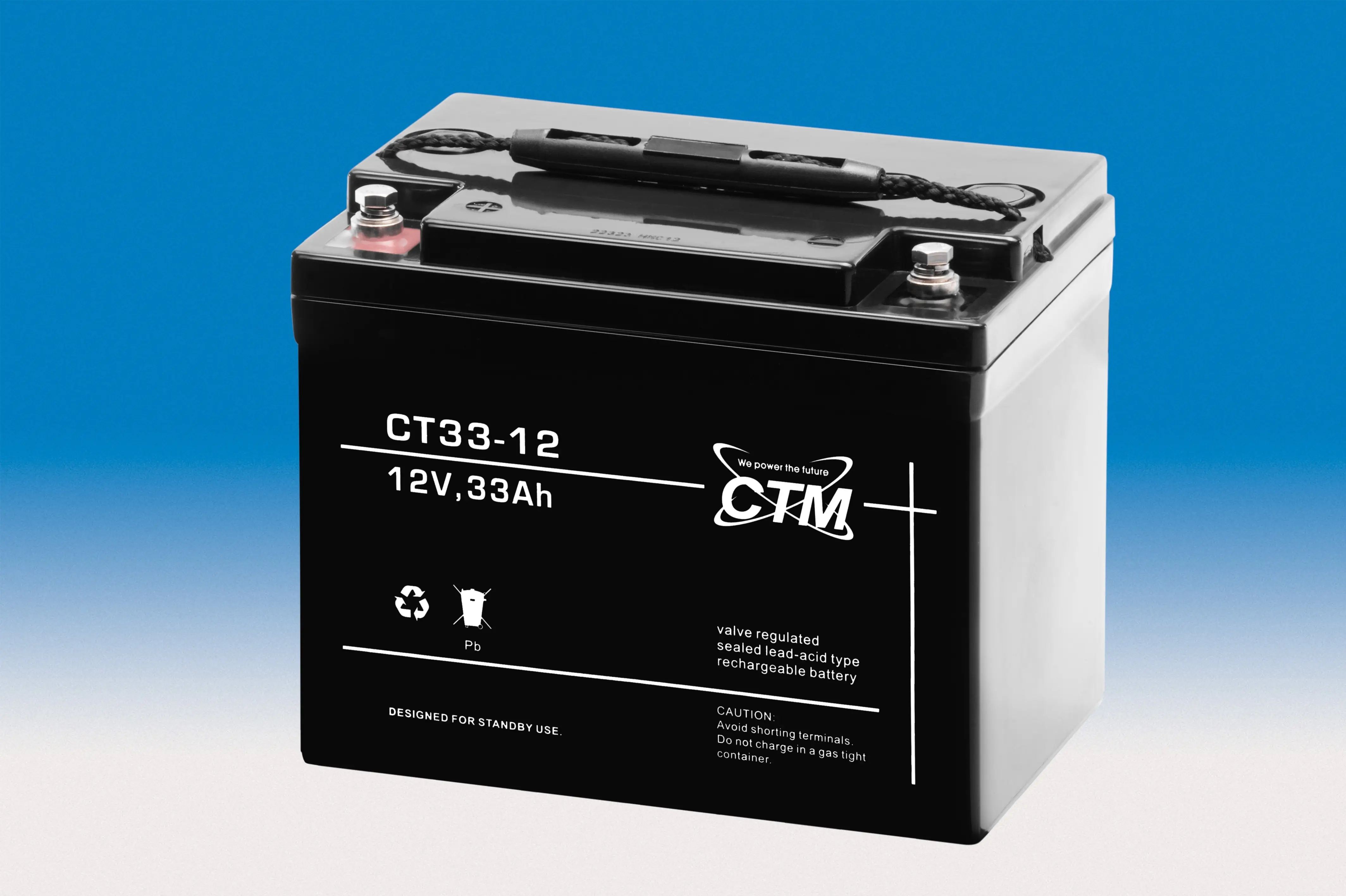 CTM CT33-12 - 12V | 33Ah AGM Bleiakku