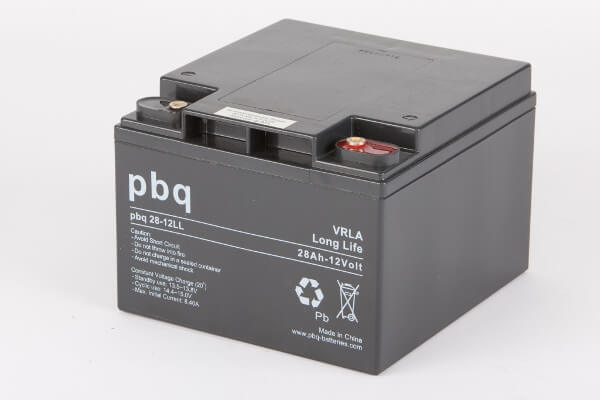 pbq L28-12 / 28-12LL AGM Bleiakku - 12V 28Ah Long Life-Batterie