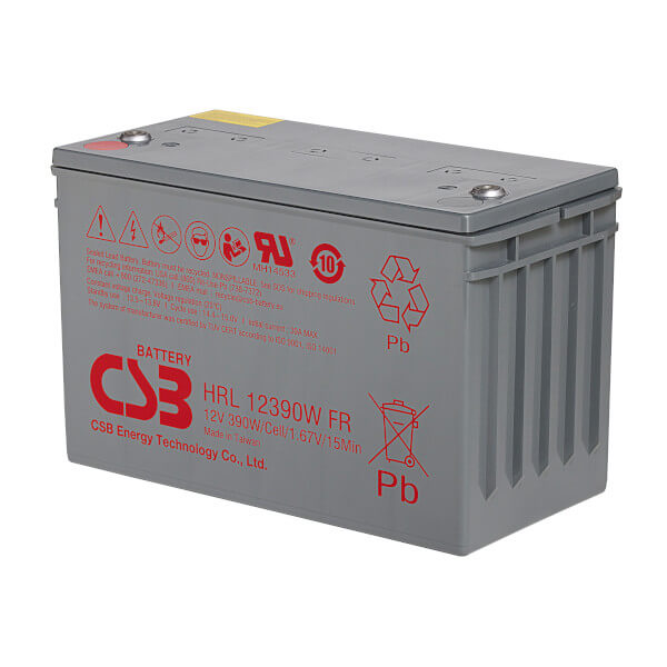 CSB HRL12390WFR 12V 390W AGM Batterie Hochstrom Longlife