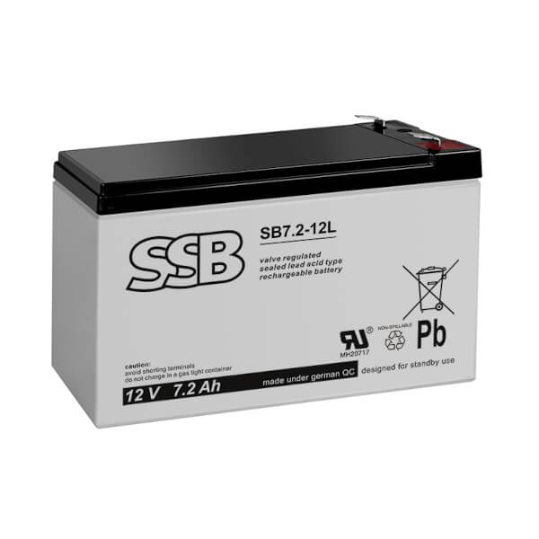 SSB SB7-12L Akku / Batterie - 12V 7.0Ah AGM VdS