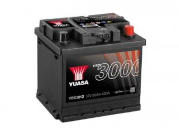 YUASA KFZ / Autobatterie YBX3012 - 12V 50Ah