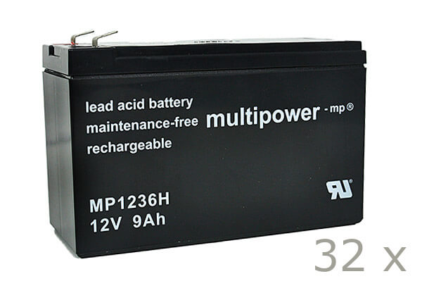 Batteriesatz für APC SU DP8000 + SU DP8000i (hochstrom)