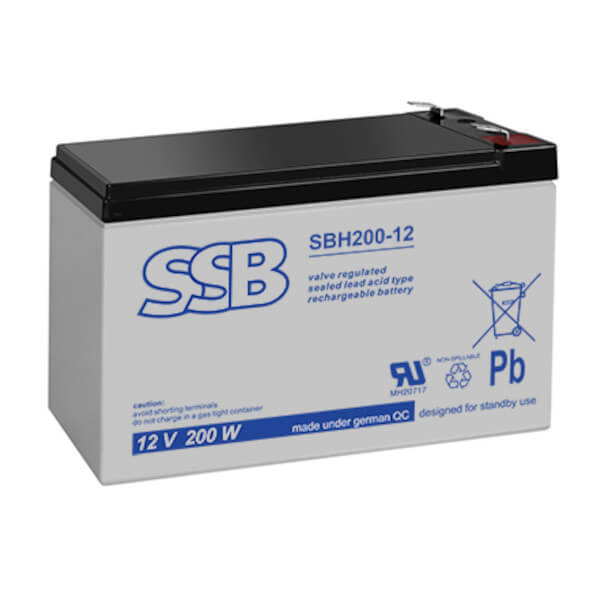 SSB SBH200-12 Akku / Batterie - 12V 200W AGM Hochstrom