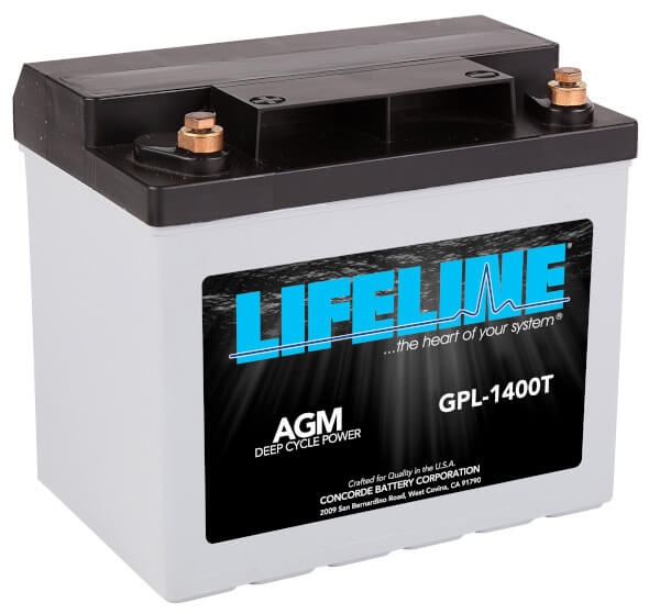 Lifeline GPL-1400T Deep Cycle AGM Batterie - 12V 43Ah