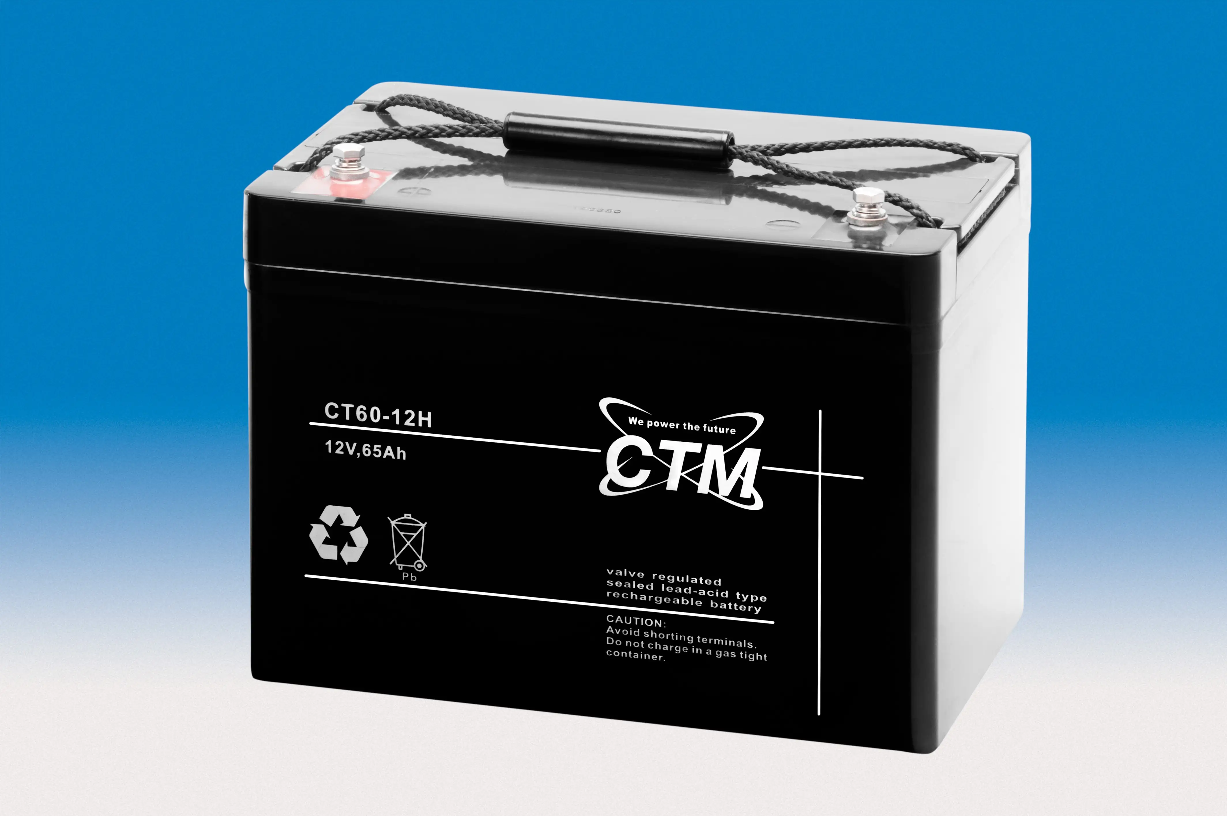 CTM CT65-12HR - 12V | 65Ah AGM Bleiakku