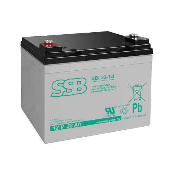 SSB SBL33-12i Akku / Batterie - 12V 33Ah AGM Longlife