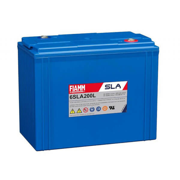 Fiamm 6SLA200L 6V 200Ah AGM Batterie