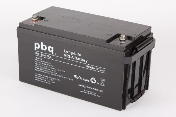 pbq L80-12 / 80-12LL AGM Bleiakku - 12V 80Ah Long Life-Batterie