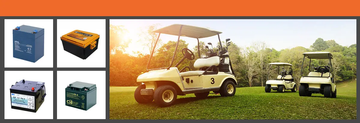 golfcart golfwagen akkus