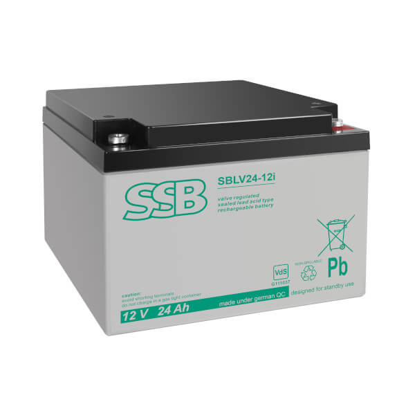 SSB SBLV24-12i Akku / Batterie - 12V 24Ah AGM VdS