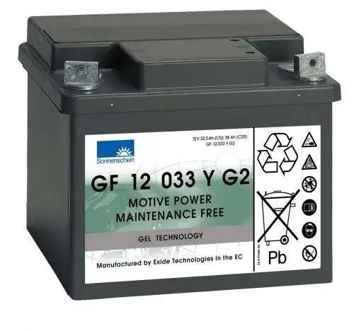 Sonnenschein GF12033YG2 - 12V 38Ah Blei-Gel Akku Zyklenfest