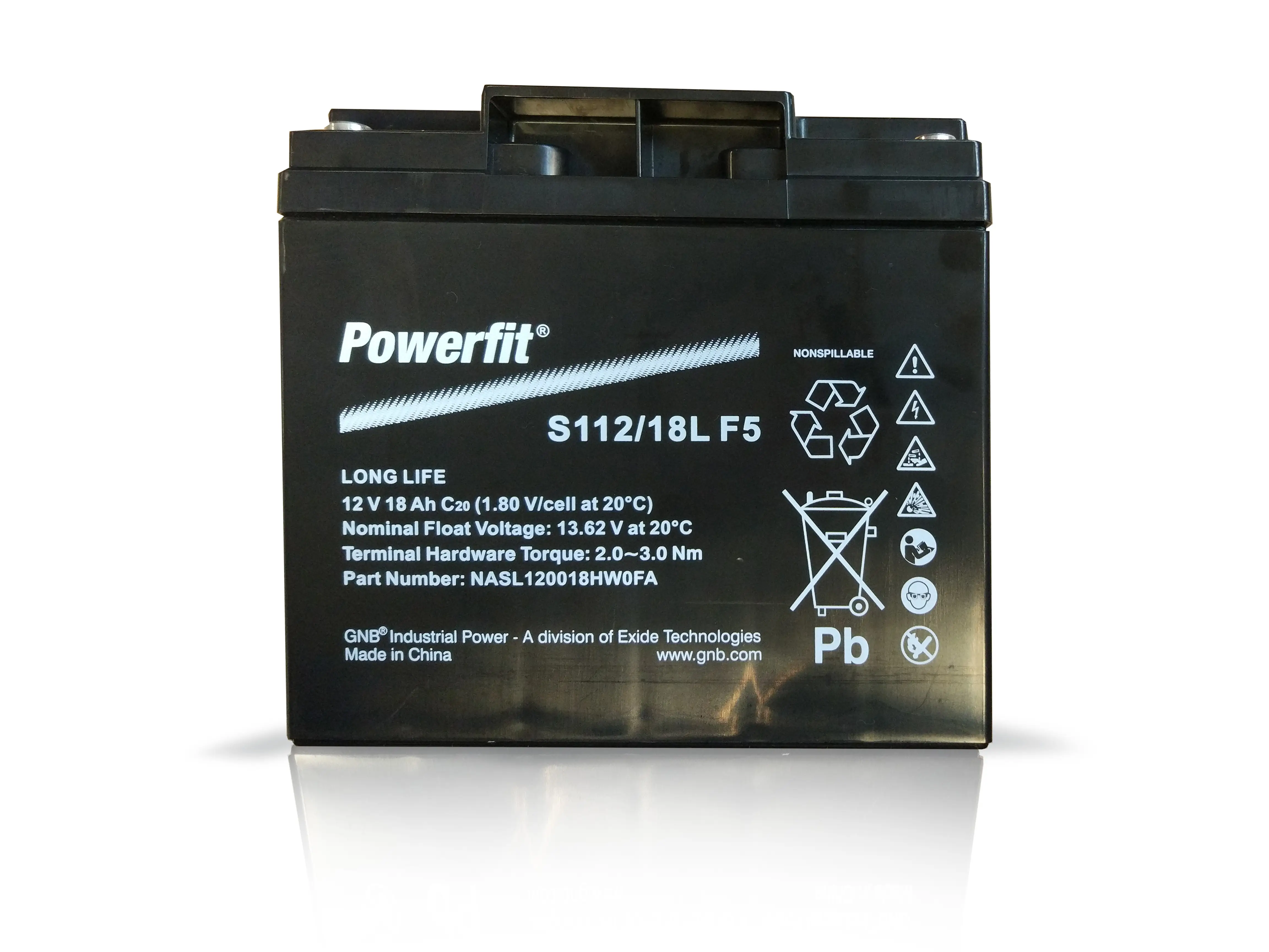 Exide Powerfit S112/18LF5 - 12V | 18Ah AGM Bleiakku