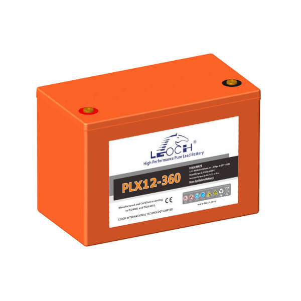 Leoch PLX12-360 M6V0 | 12V 90Ah VRLA AGM Batterie