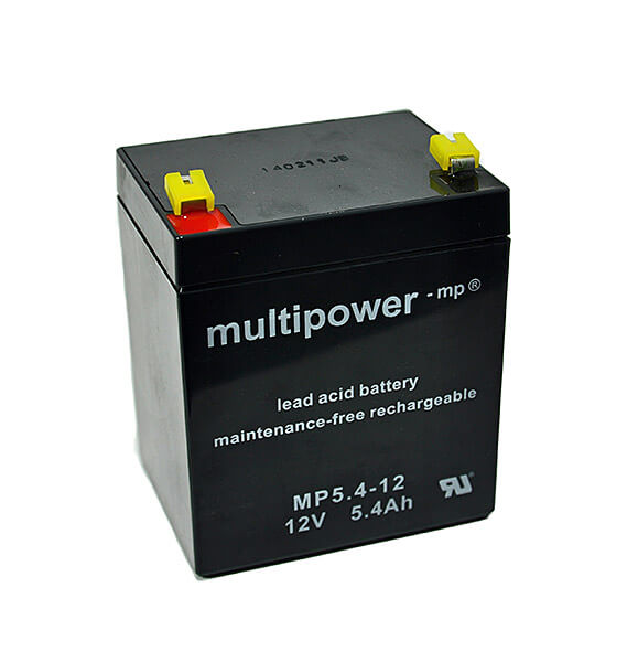 Multipower MP5.4-12 12V 5,4Ah Blei-Akku / AGM Batterie