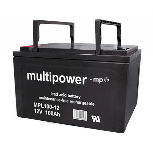 Multipower MPL100-12 - 12V 100Ah AGM Akku Longlife