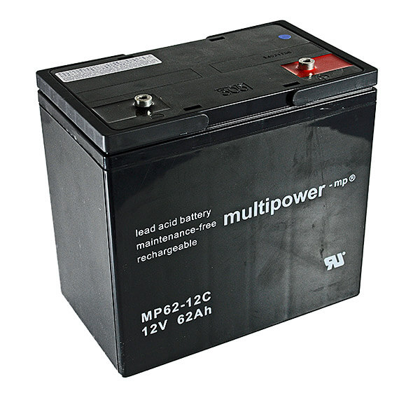 Multipower MPC62-12I 12V 62Ah Blei-Akku / AGM Batterie Zyklenfest