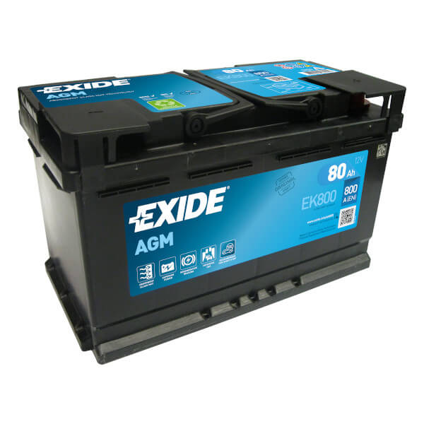 Exide Start-Stop EK800 Batterie - 12V 80Ah
