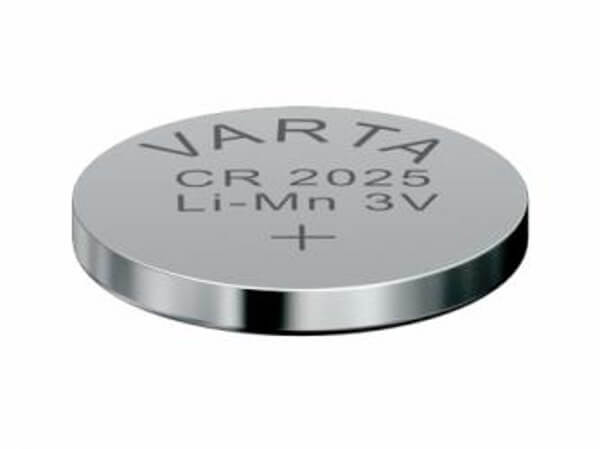 VARTA CR2025 Lithium Knopfzelle 3,0V 165mAh