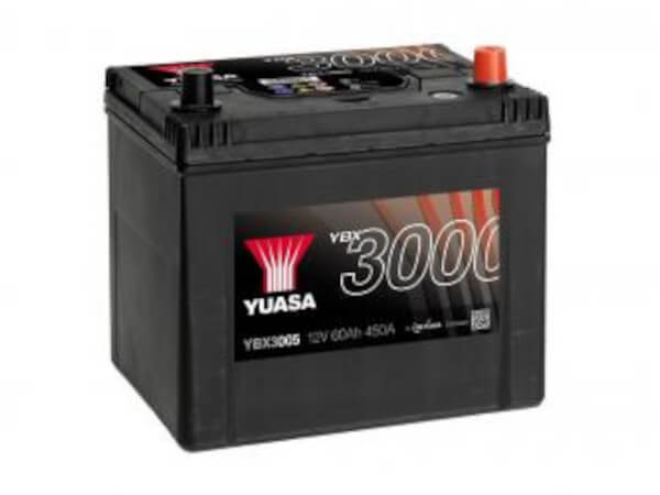 YUASA KFZ / Autobatterie YBX3005 - 12V 60Ah