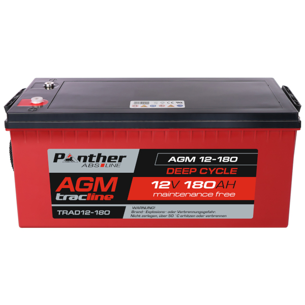 Panther ABS-Line AGM 12-180 tracline TRAD12-180 | 12V 180Ah Deep-Cycle Batterie