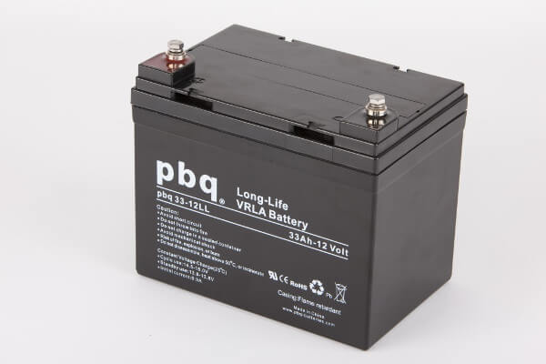 pbq L33-12 / 33-12LL AGM Bleiakku - 12V 33Ah Long Life-Batterie
