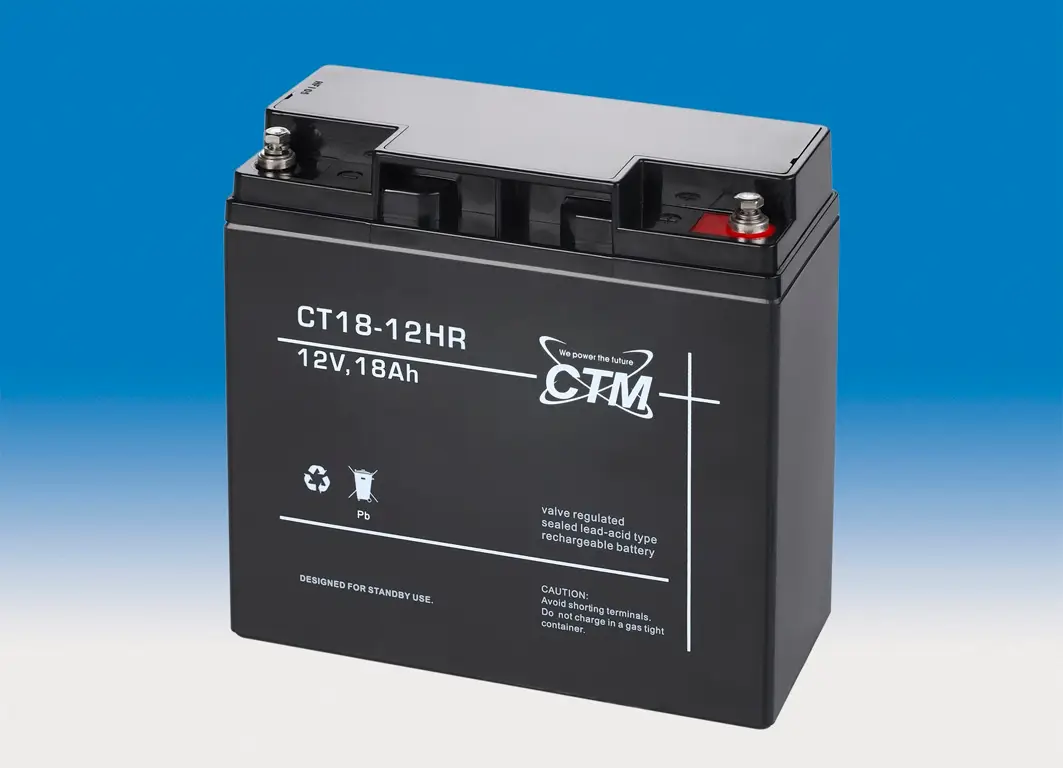 CTM CT18-12HR - 12V | 18Ah AGM Bleiakku