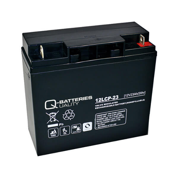 Q-Batteries 12LCP-23 F3 AGM Batterie Zyklentyp
