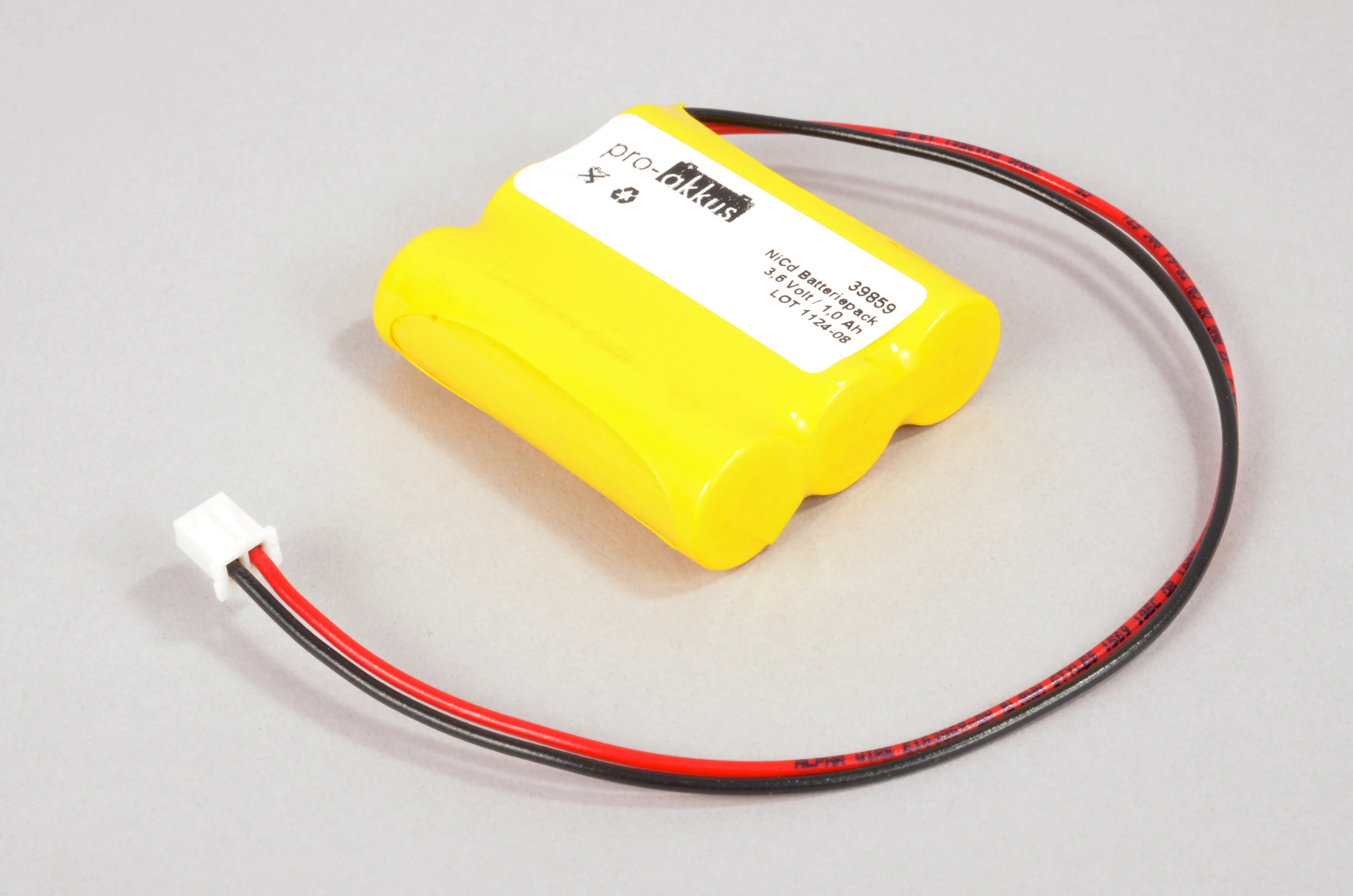 Ni-Cd Akku 3,6V | 1000mAh passend für FiSCHER AP-0360-0100-AA-NC-01