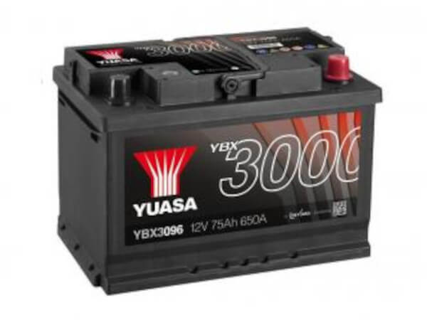 YUASA KFZ / Autobatterie YBX3096 - 12V 75Ah