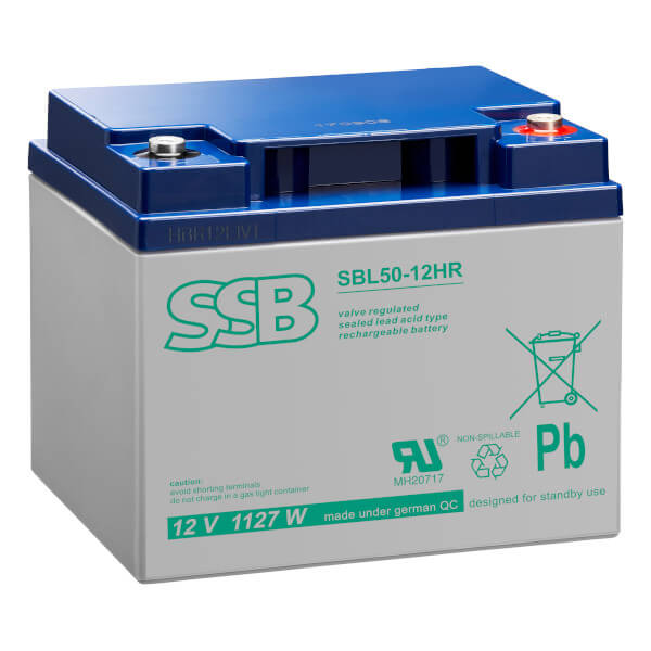SSB SBL50-12HR Akku / Batterie - 12V 1127W AGM High Rate