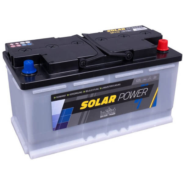 intAct SP110TV Solar-Power | 12V 110Ah Blei-Säure-Batterie