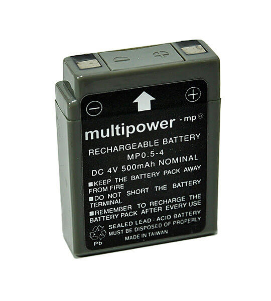 Multipower MP0.5-4 4V 0,5Ah Blei-Akku / AGM Batterie