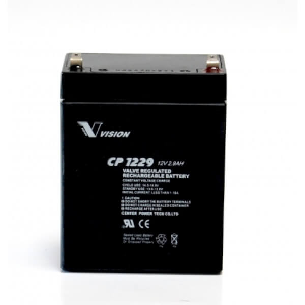 Vision CP1229 12V 2,9Ah Blei-Akku / AGM Batterie