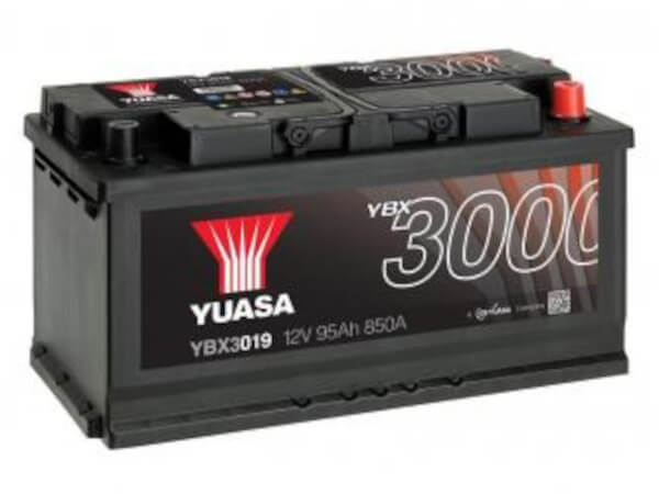 YUASA KFZ / Autobatterie YBX3019 - 12V 95Ah