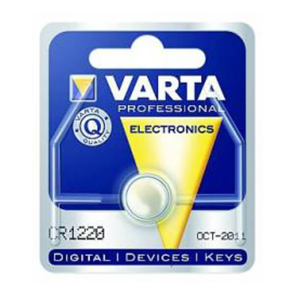 VARTA CR1220 Lithium Knopfzelle 3,0V 35mAh 1er-Blister