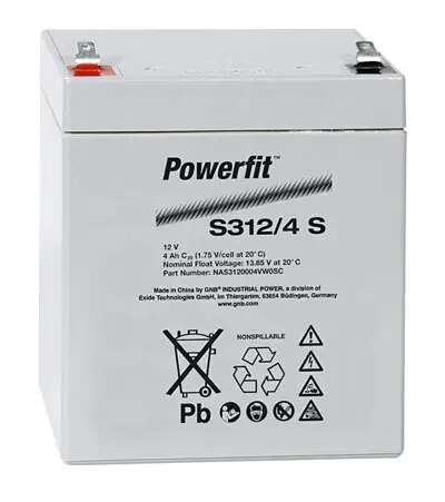 Exide Powerfit S312/4S - 12V | 4,5Ah AGM Bleiakku