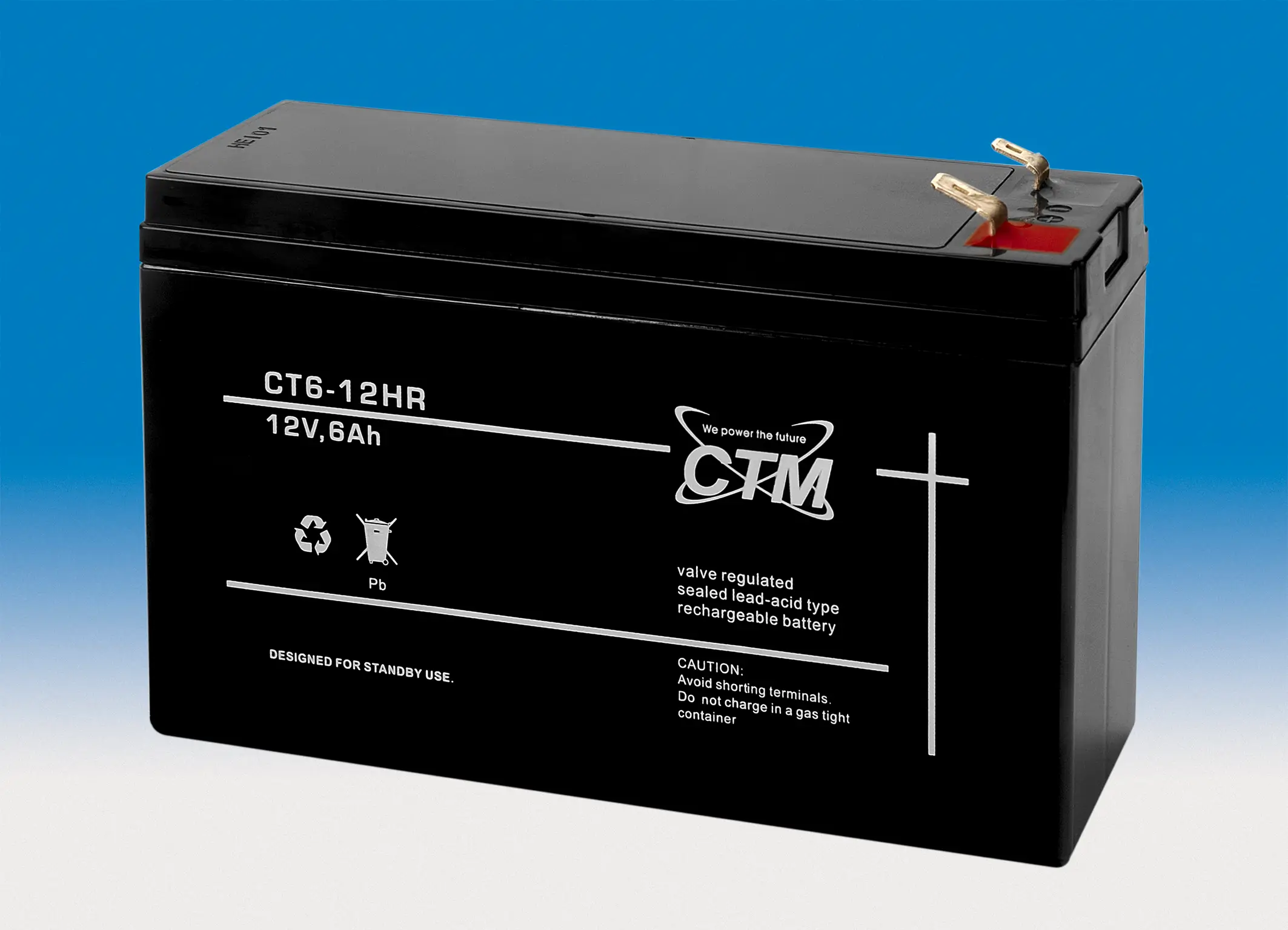 CTM CT6-12HR - 12V | 6Ah AGM Bleiakku