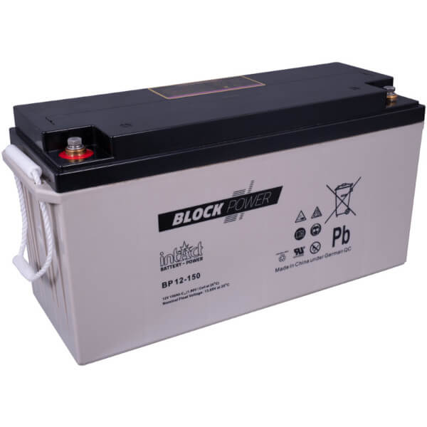 intAct Block-Power BP12-150 | 12V 160,6Ah AGM Batterie