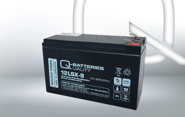Q-Batteries 12LSX-9 12V 8,8Ah AGM Batterie Akku Longlife